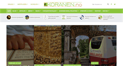 Desktop Screenshot of koranen.no